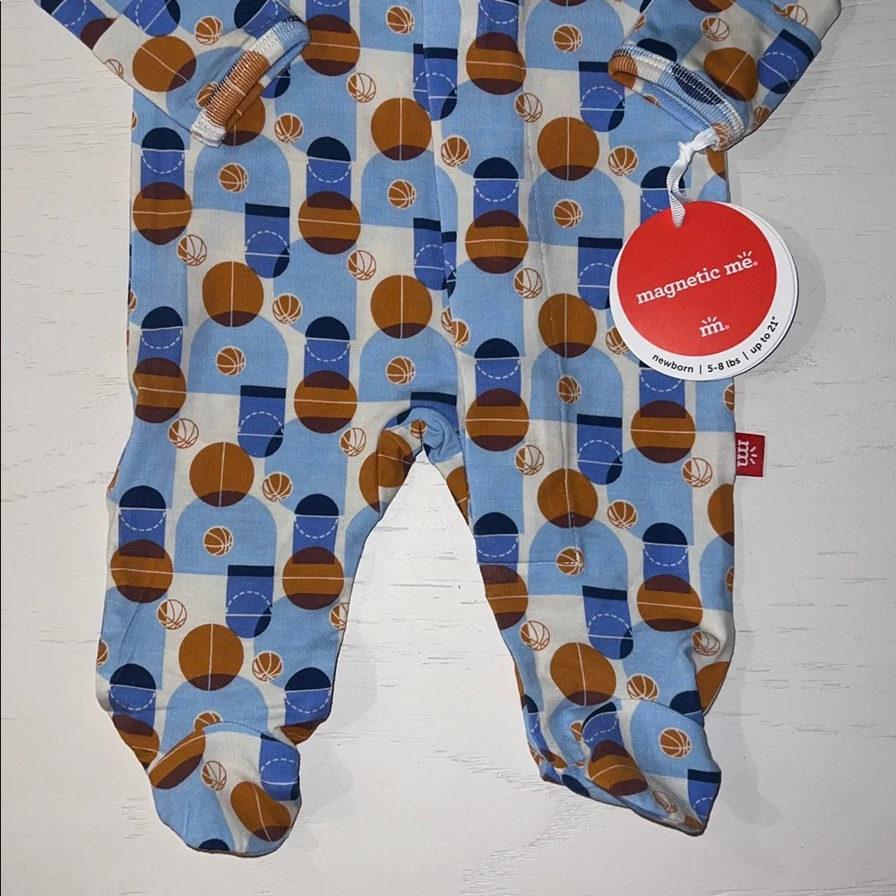 Magnetic Me Basketball Hoops There It Is Footie Newborn